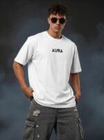 AURA Tokyo Dragon Oversized T-Shirt – White - Image 2