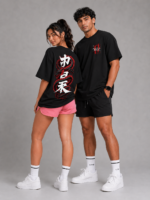 AURA Dragon Kanji Oversized Unisex T-Shirt - Image 5