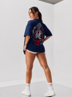 AURA Kanji Street Oversized Unisex T-Shirt - Image 4