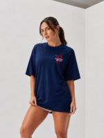 AURA Kanji Street Oversized Unisex T-Shirt - Image 5
