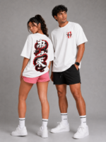 AURA Dragon Kanji Oversized Unisex T-Shirt - Image 3