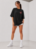 AURA Kanji Street Oversized Unisex T-Shirt - Image 2