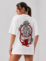 AURA Kanji Street Oversized Unisex T-Shirt - Image 3
