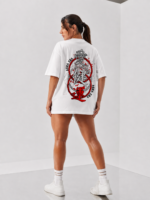AURA Kanji Street Oversized Unisex T-Shirt - Image 8