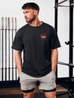 AURA Demon Mask Oversized Unisex T-Shirt - Image 2