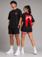 AURA Shadow Samurai Oversized Unisex T-Shirt - Image 4