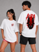 AURA Demon Mask Oversized Unisex T-Shirt