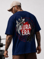 AURA Koi Flow Oversized Unisex T-Shirt - Image 7