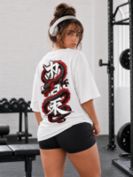 AURA Dragon Kanji Oversized Unisex T-Shirt