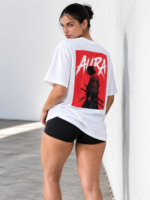 AURA Shadow Samurai Oversized Unisex T-Shirt - Image 4
