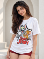 Tom & Jerry Forever Oversized Unisex Tee - Image 3