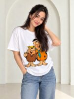 Flintstones Buddies Oversized Unisex Tee - Image 3